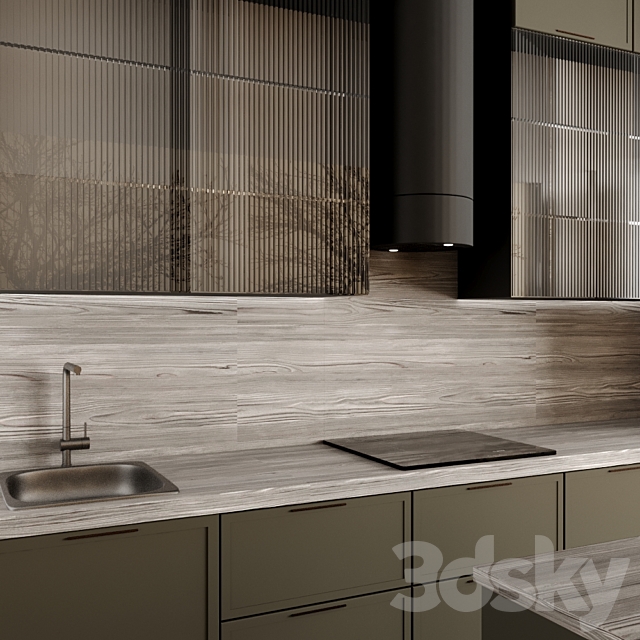 kitchen 3DS Max Model - thumbnail 3