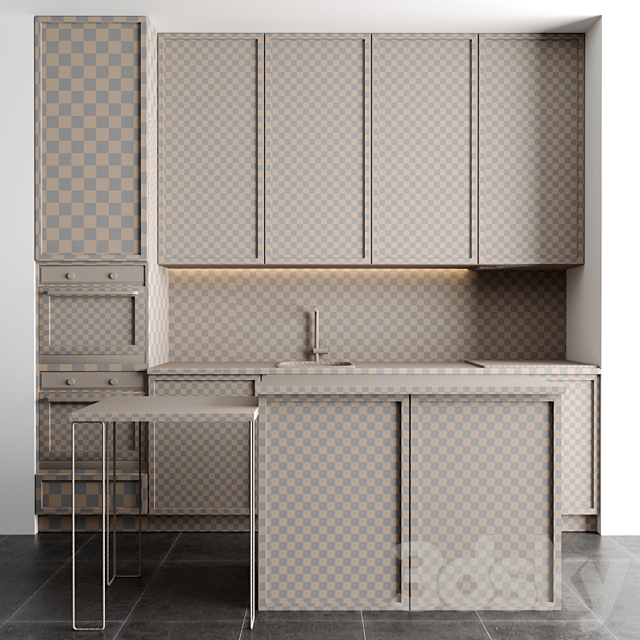 kitchen 3DS Max Model - thumbnail 5