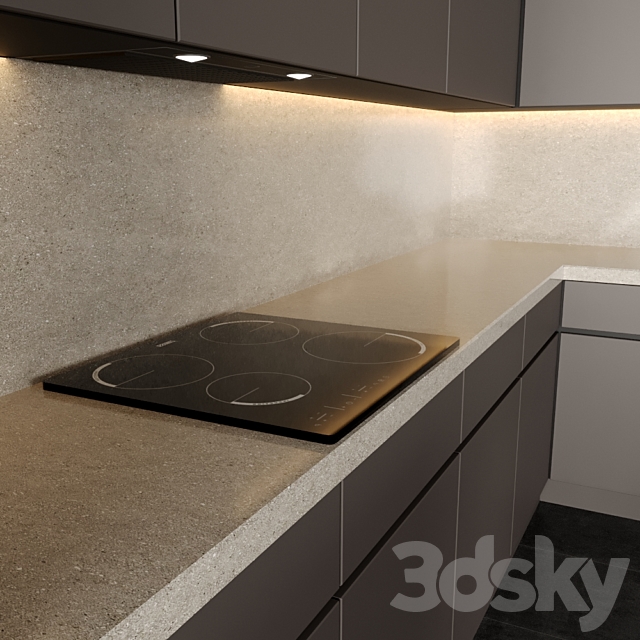 kitchen 3DS Max Model - thumbnail 4