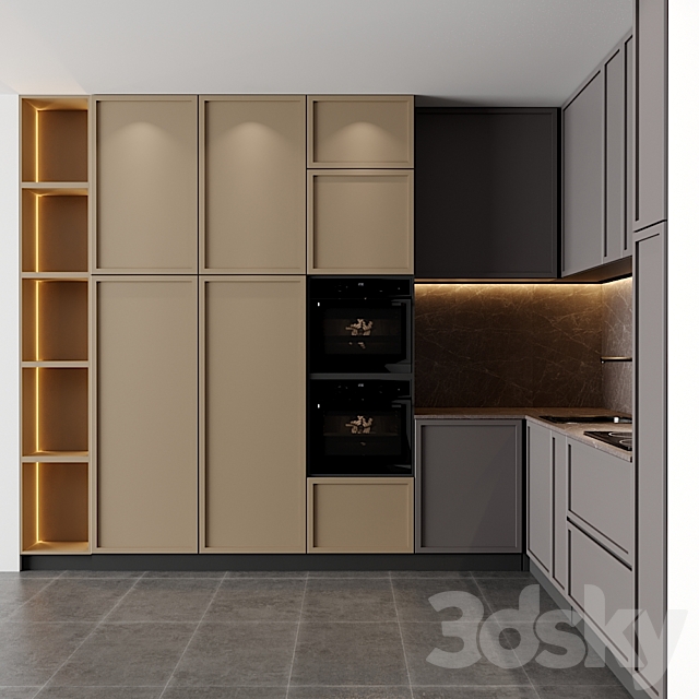 kitchen 3DS Max Model - thumbnail 3