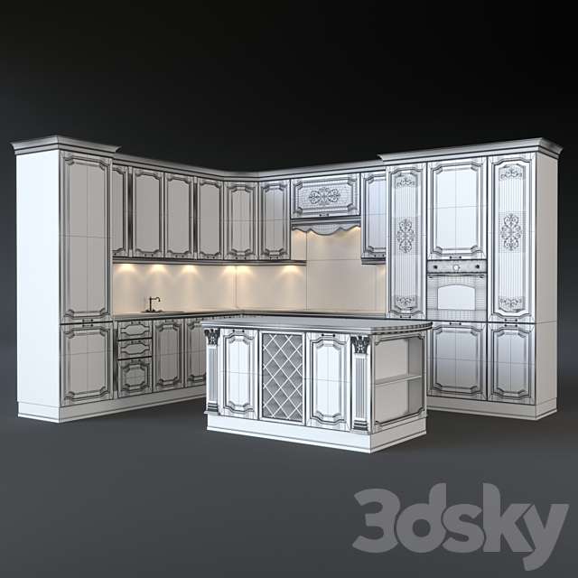 Kitchen 3DSMax File - thumbnail 3