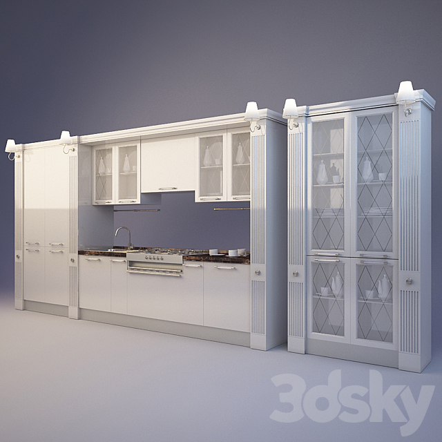 Kitchen 3DSMax File - thumbnail 1