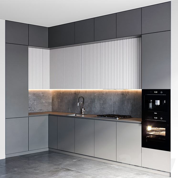 kitchen 41 3DS Max - thumbnail 2