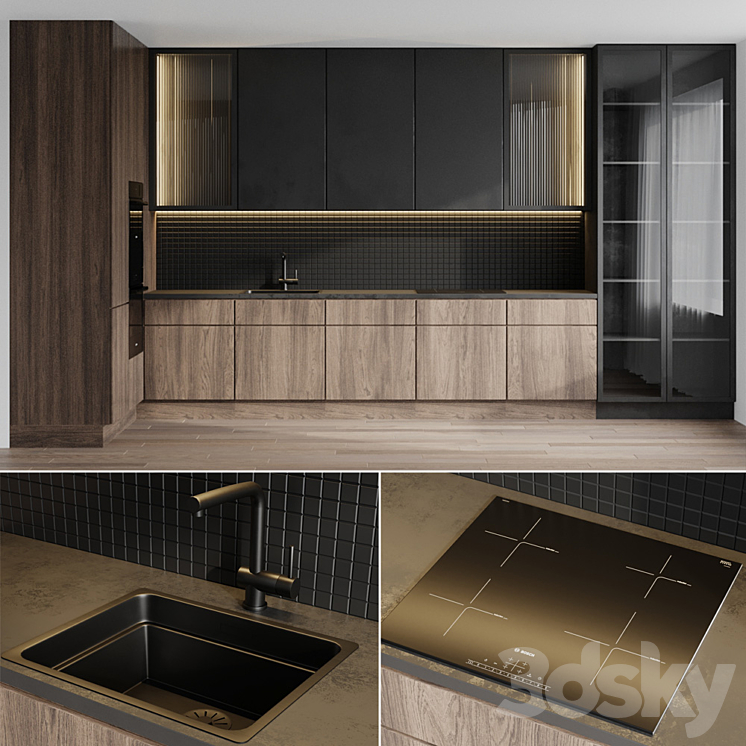 Kitchen 5 3DS Max - thumbnail 1