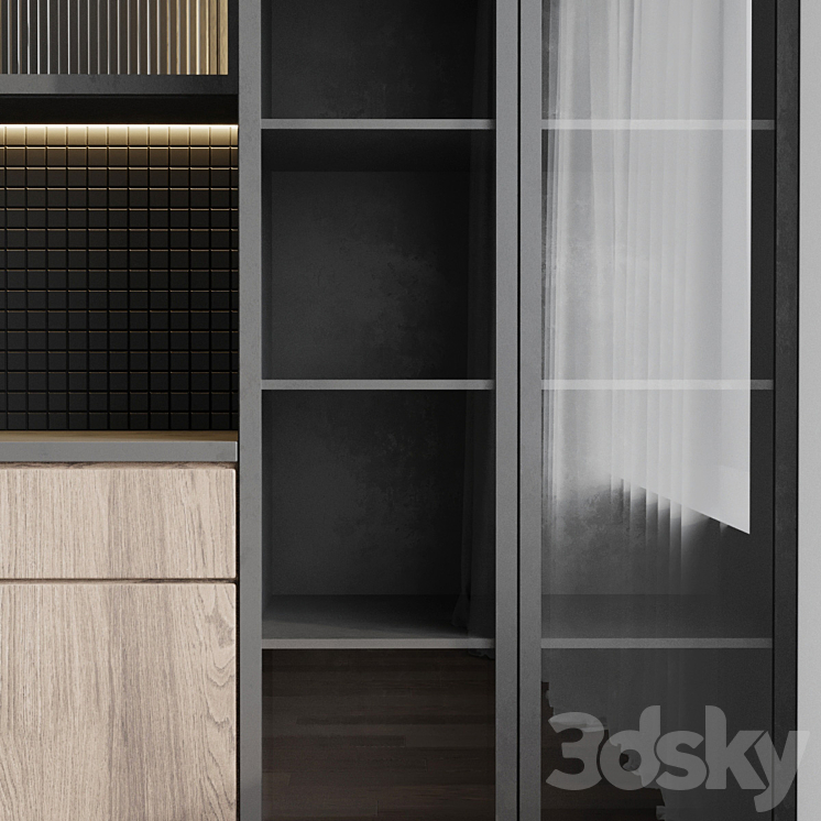 Kitchen 5 3DS Max - thumbnail 2