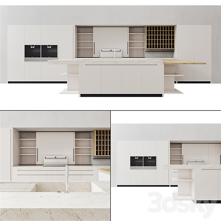 Kitchen 54 3DS Max - thumbnail 1