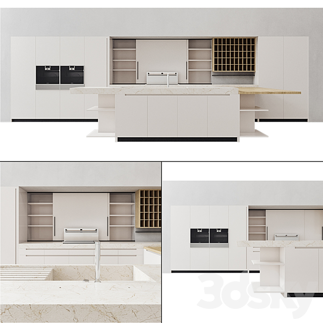 Kitchen 54 3DSMax File - thumbnail 1