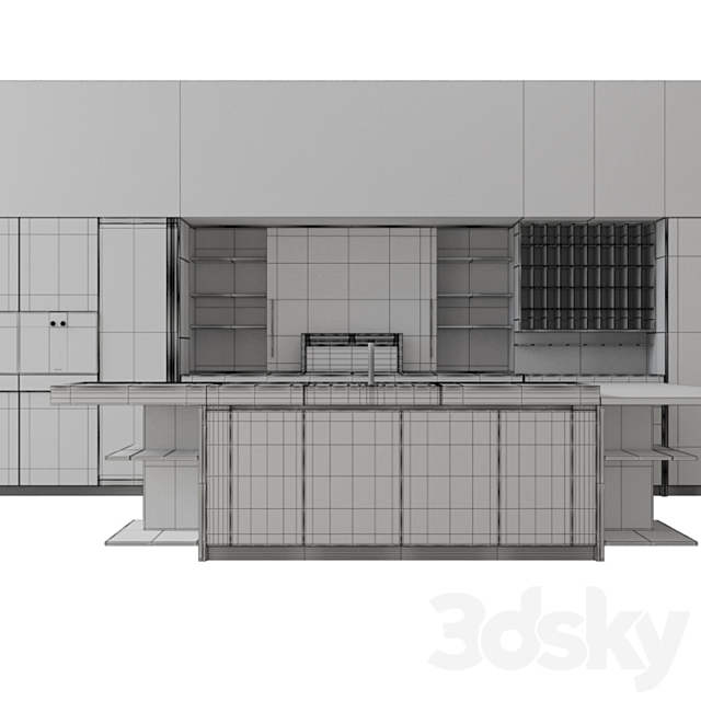 Kitchen 54 3DSMax File - thumbnail 5