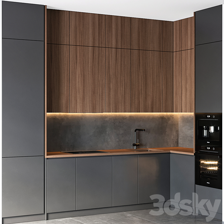 kitchen 58 3DS Max Model - thumbnail 1