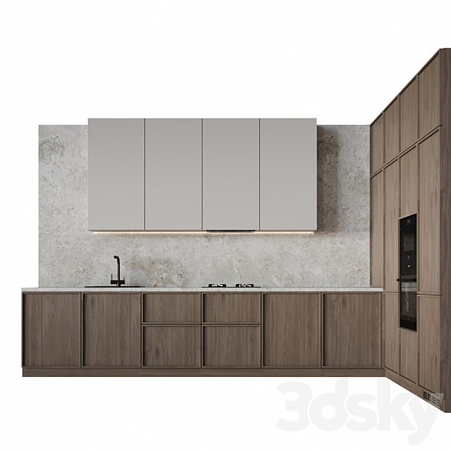 Kitchen 74 3ds Max - thumbnail 3