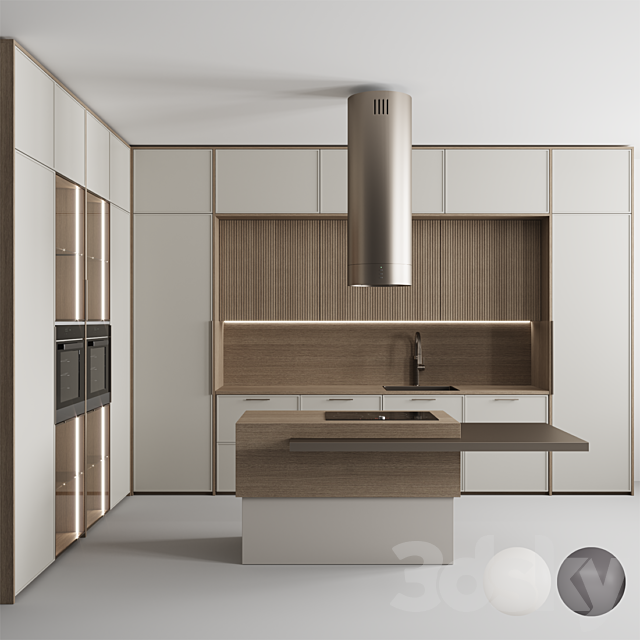 Kitchen ?86 “Dark Amethyst and Milk” 3DSMax File - thumbnail 2