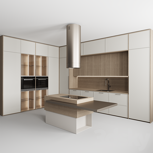 Kitchen ?86 “Dark Amethyst and Milk” 3DSMax File - thumbnail 4