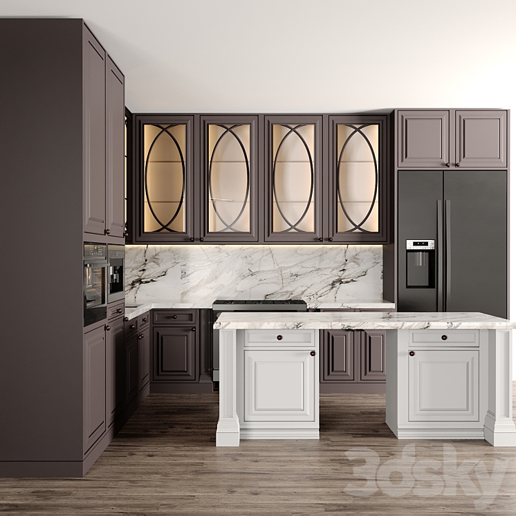 kitchen 89 3DS Max - thumbnail 2