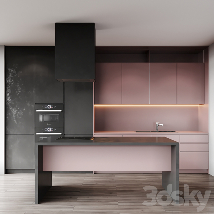 Kitchen 9 3DS Max - thumbnail 1