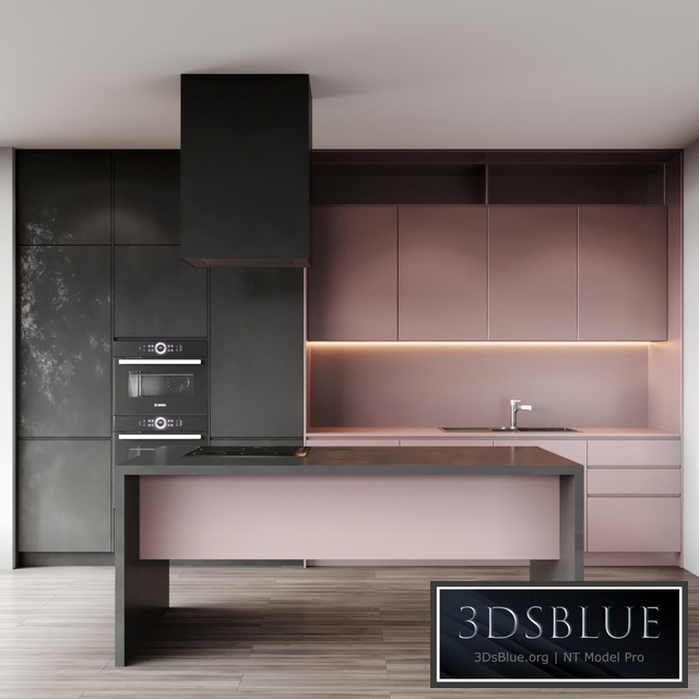 Kitchen 9 3DS Max - thumbnail 3