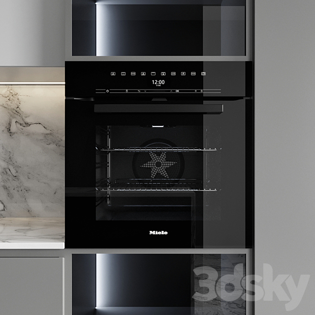 Kitchen 9 3DS Max Model - thumbnail 4