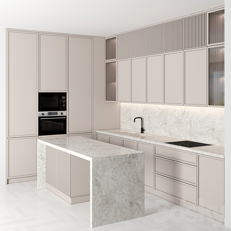 Kitchen 91 3DS Max Model - thumbnail 2