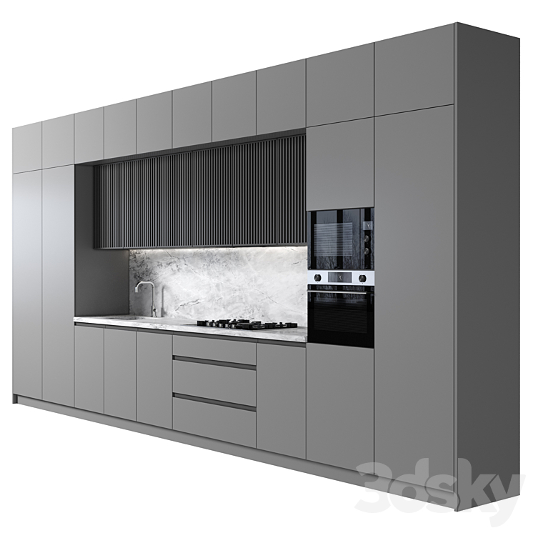 Kitchen 95 3DS Max Model - thumbnail 1