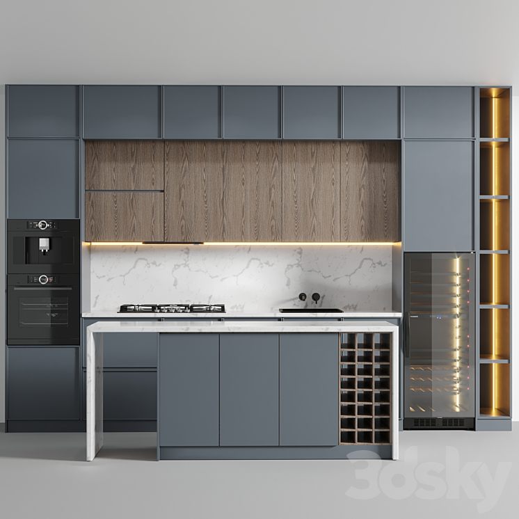 Kitchen Appliance Bosch Kitchen No 18 3DS Max - thumbnail 1