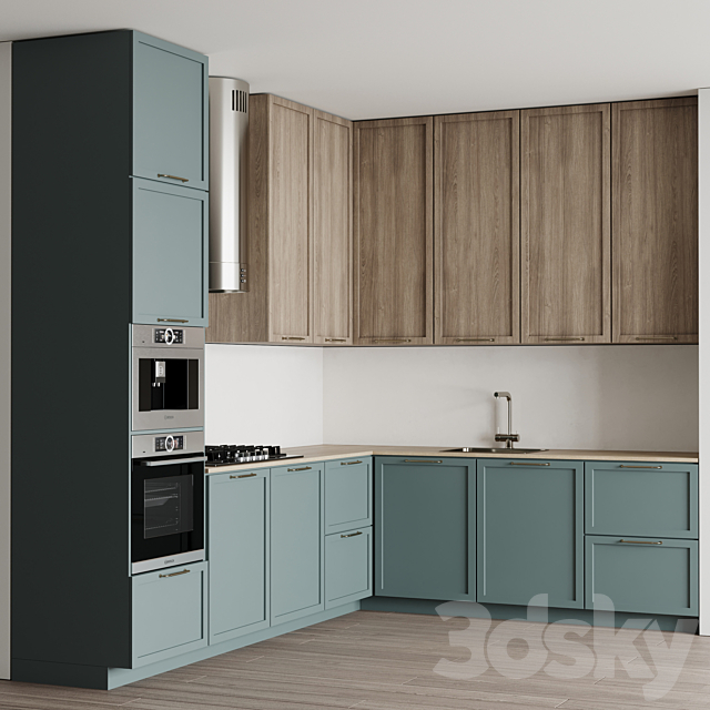 Kitchen Appliance Bosch Kitchen Set 76 3ds Max - thumbnail 1