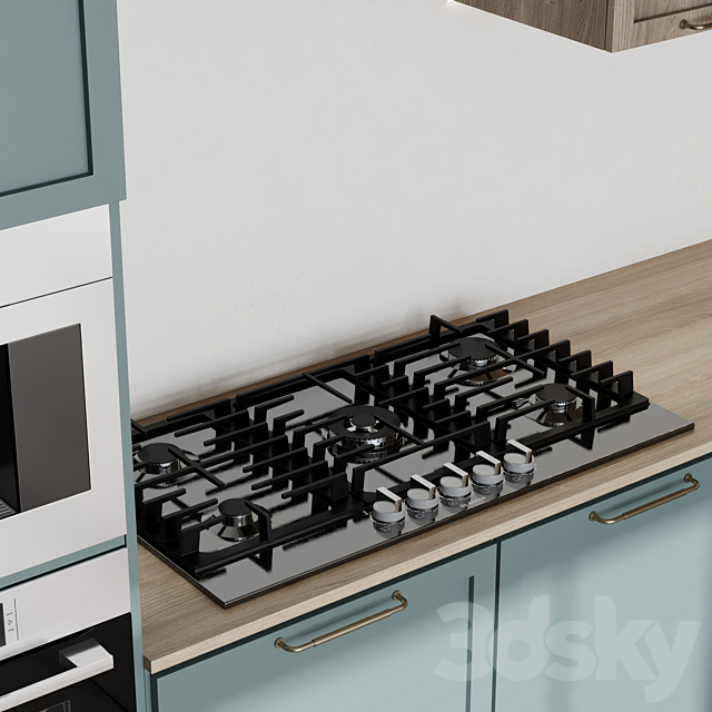 Kitchen Appliance Bosch Kitchen Set 76 3ds Max - thumbnail 3