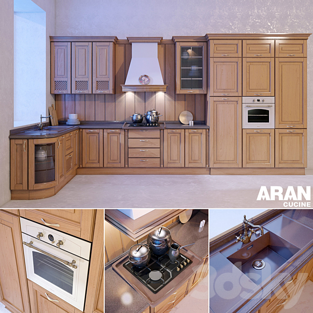 Kitchen ARAN Provenzale 3DSMax File - thumbnail 1