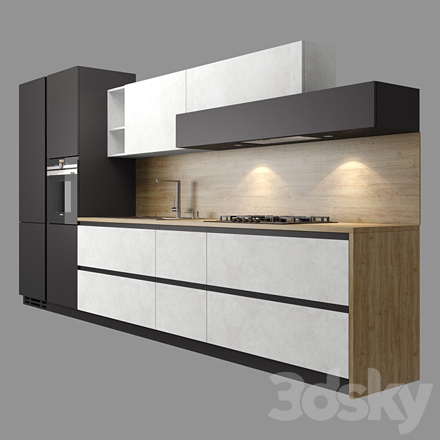 Kitchen arredo 3DS Max Model - thumbnail 2