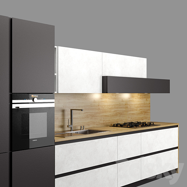 Kitchen arredo 3DS Max Model - thumbnail 3