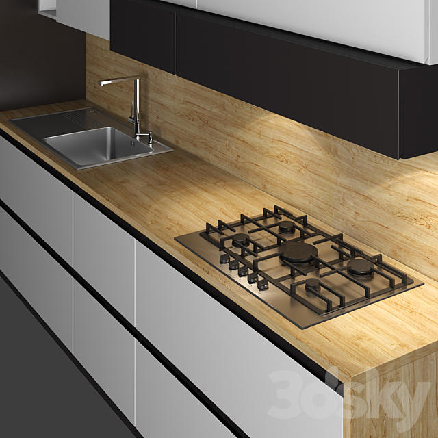 Kitchen arredo 3DS Max Model - thumbnail 5