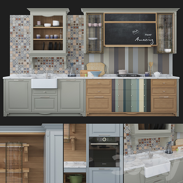 Kitchen Aster Cucine Portrait 3DSMax File - thumbnail 1