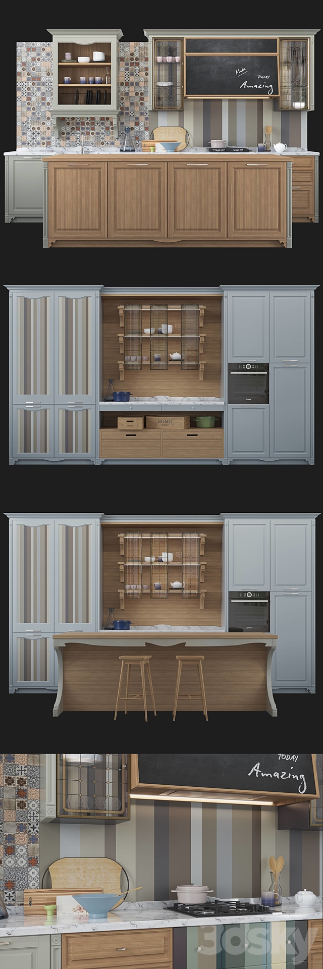 Kitchen Aster Cucine Portrait 3DSMax File - thumbnail 2