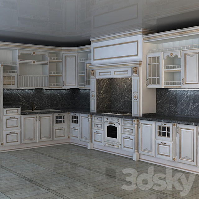 Kitchen “Athena” 3DSMax File - thumbnail 1