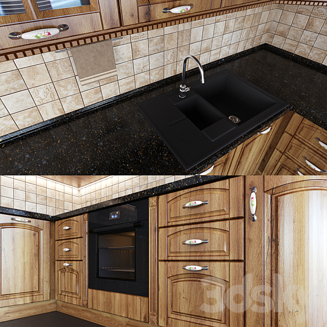 Kitchen Bristol (premium class) 3DSMax File - thumbnail 3