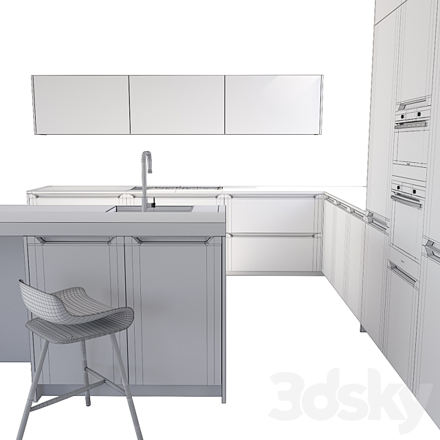 Kitchen BVA Adara 3DSMax File - thumbnail 2