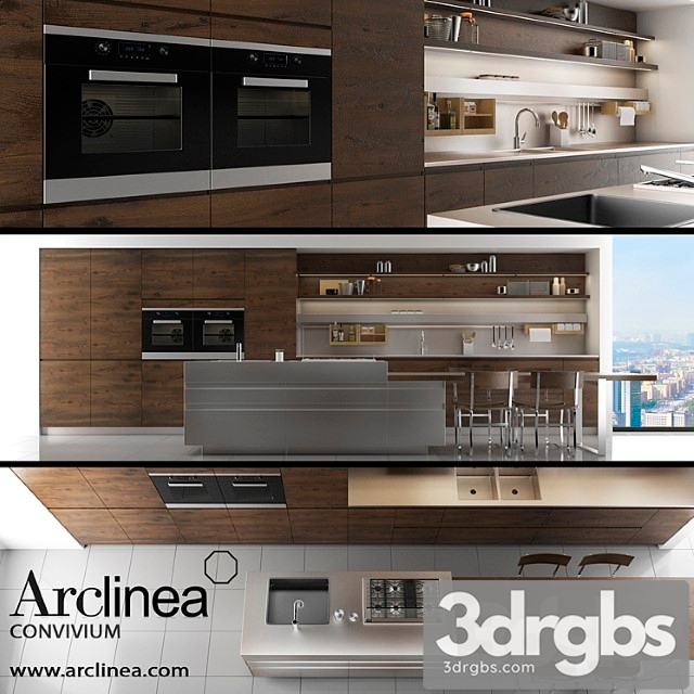 Arclinea Convivium 3dsmax Download - thumbnail 1