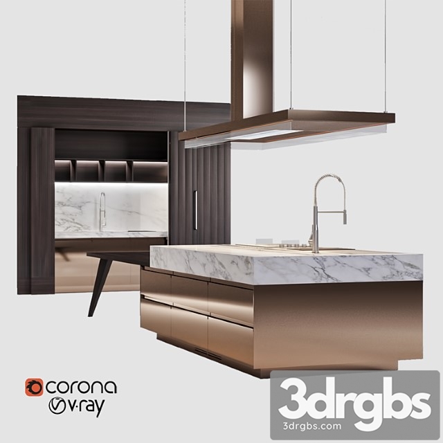 Arclinea Convivium Modus 3dsmax Download - thumbnail 1