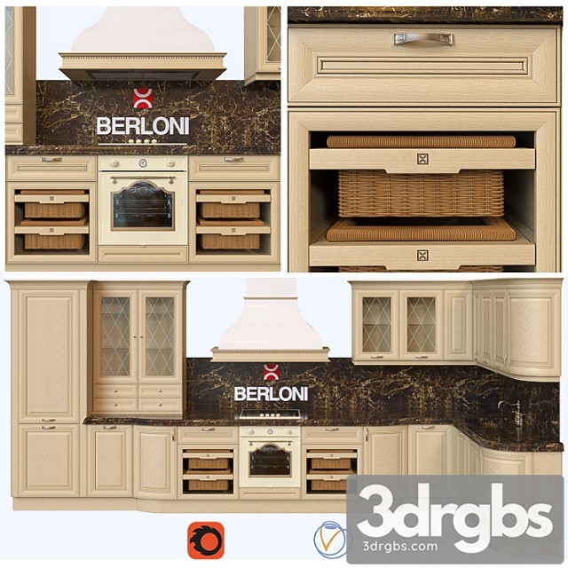 Berloni Sheraton Frassino Naturale 3dsmax Download - thumbnail 1