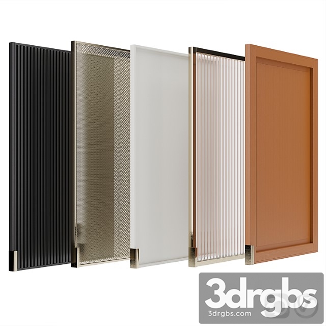 Cabinet doors set 01 3dsmax Download - thumbnail 1