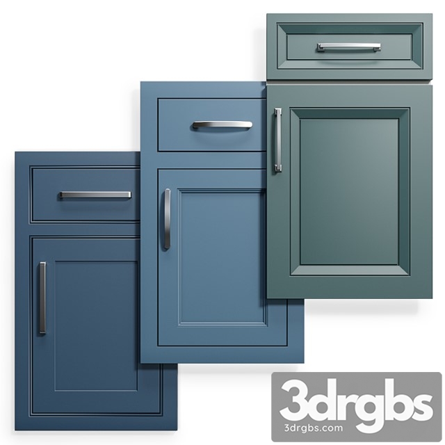 Cabinet doors set 10 3dsmax Download - thumbnail 1