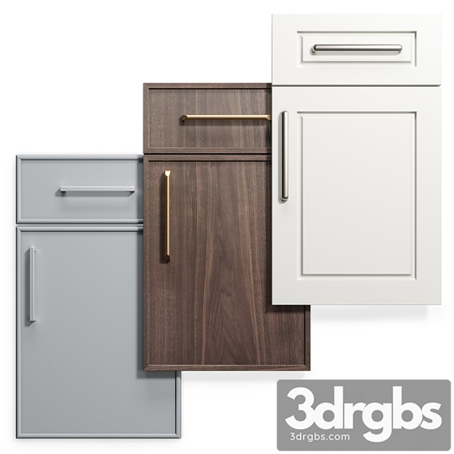 Cabinet doors set 11 3dsmax Download - thumbnail 1