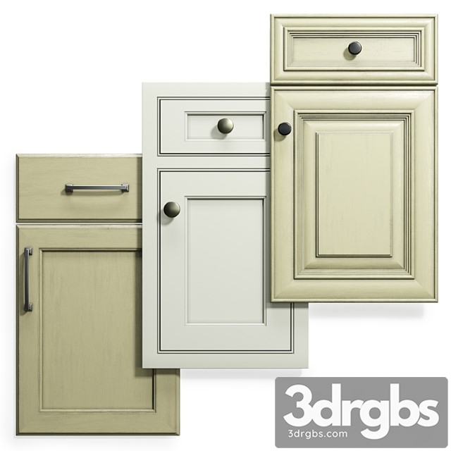 Cabinet doors set 13 3dsmax Download - thumbnail 1