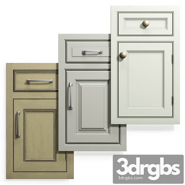 Cabinet doors set 14 3dsmax Download - thumbnail 1