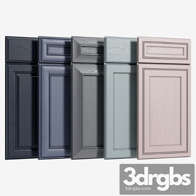 Cabinet doors set 3 3dsmax Download - thumbnail 1