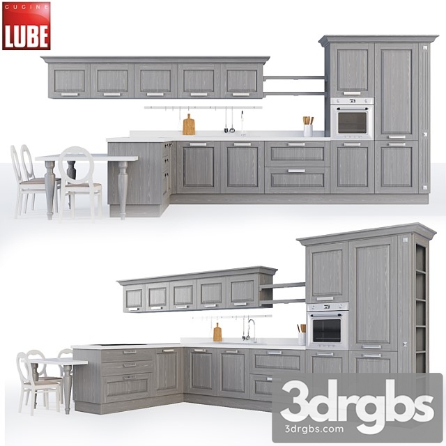 Cucine Lube Laura 3 3dsmax Download - thumbnail 1