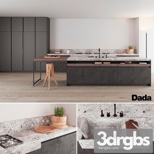 Dada kitchen by vincent van duysen 3dsmax Download - thumbnail 1