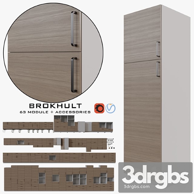 Ikea brokhult 3dsmax Download - thumbnail 1