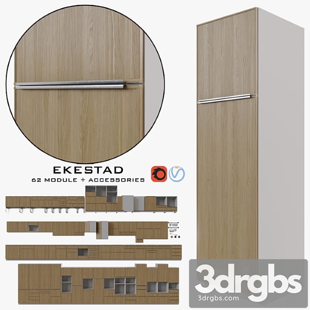 Ikea ekestad 3dsmax Download - thumbnail 1