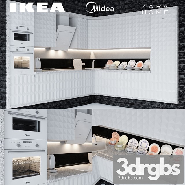 Ikea Herrestad Midea Zara Home 2 3dsmax Download - thumbnail 1