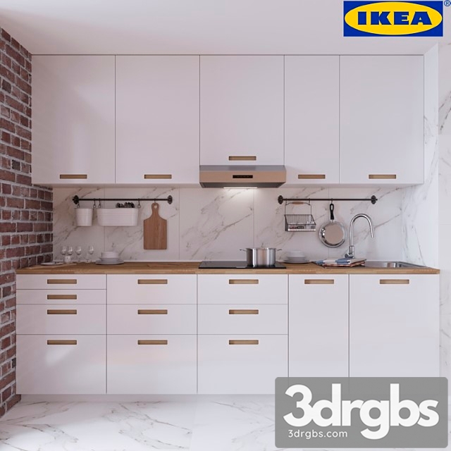 Ikea Marsta 1 Kitchen 3dsmax Download - thumbnail 1