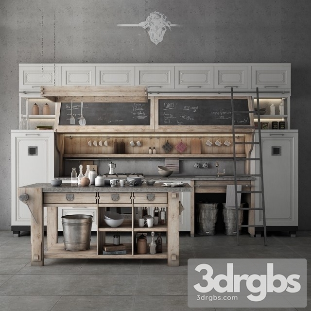 Industrial Kitchen Cabinet 3dsmax Download - thumbnail 1